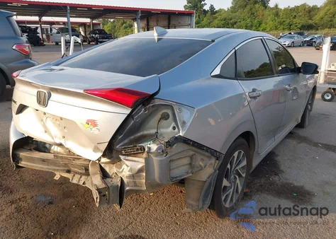 2018 Honda Civic Ex from USA, damaged, VIN 19XFC2F71JE031803